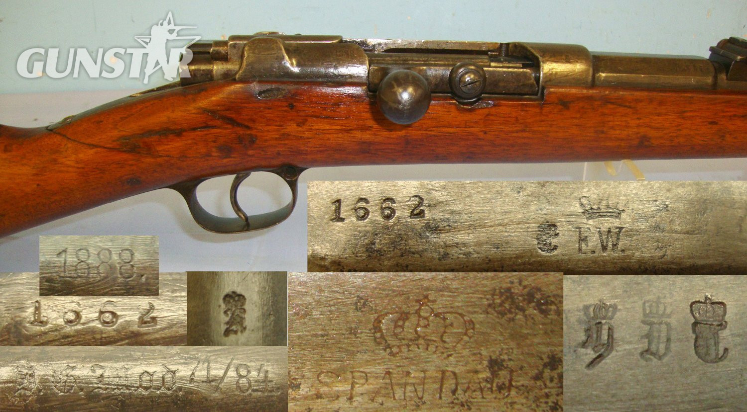 1888 Dated WW1 Era Imperial German Army Spandau Model 1871/84 11.15 x 60R Obsolete Calibre Tube Magazine Bolt Action Service Rifle. Sn 21122 obsolete calibre rifle Bolt Action Obsolete Rifle