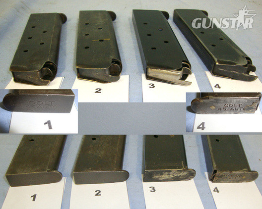 7 Round Magazines For Colt .45 ACP Calibre M1911 & 1911A1 Semi Automatic Pistols **NOW ONLY 2 & 4 AVAILABLE** MISC 861  Magazine