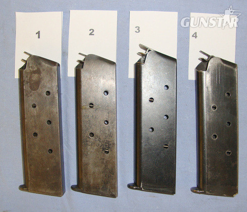  7 Round Magazines For Colt .45 ACP Calibre M1911 & 1911A1 Semi Automatic Pistols **NOW ONLY 2 & 4 AVAILABLE** MISC 861  Magazine