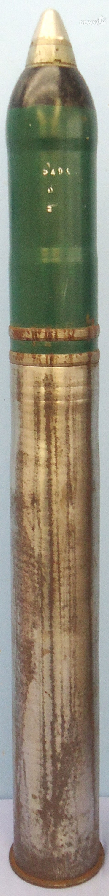 INERT DEACTIVATED. WW2 Kriegsmarine 105mm Illumination Round For The 105mm (105x658R) SK C/32 Naval Gun. - O 2040 INERT DEACTIVATED. WW2 Kriegsmarine 105mm Illumination Round For The 105mm (105x658R) SK C/32 Naval Gun. - O 2040  Other Ammunition in 