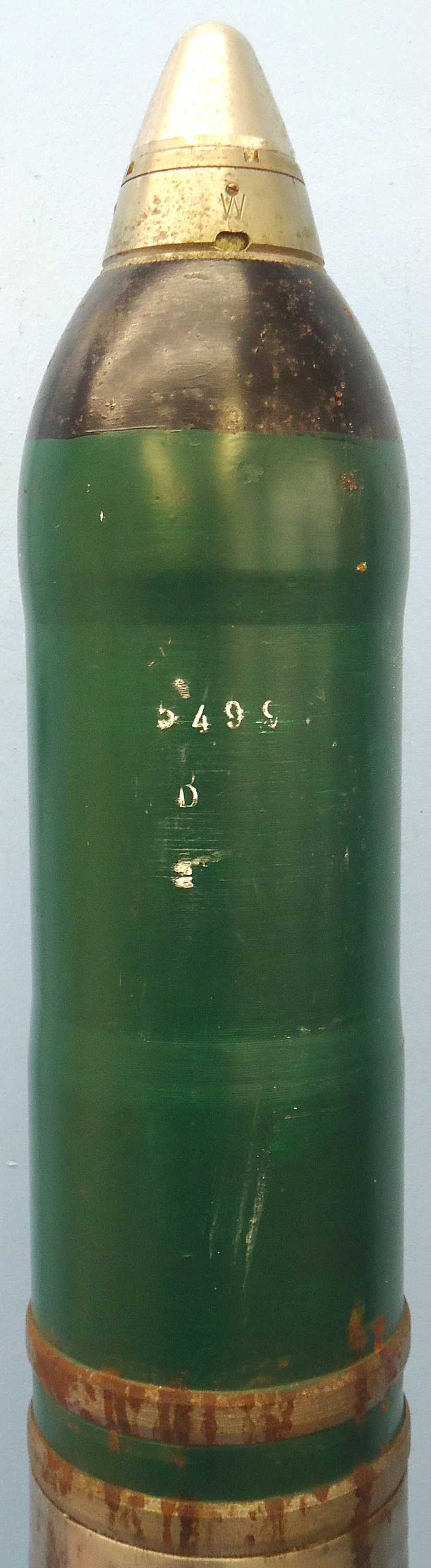 INERT DEACTIVATED. WW2 Kriegsmarine 105mm Illumination Round For The 105mm (105x658R) SK C/32 Naval Gun. - O 2040 INERT DEACTIVATED. WW2 Kriegsmarine 105mm Illumination Round For The 105mm (105x658R) SK C/32 Naval Gun. - O 2040  Other Ammunition - {CATEGORY} in 