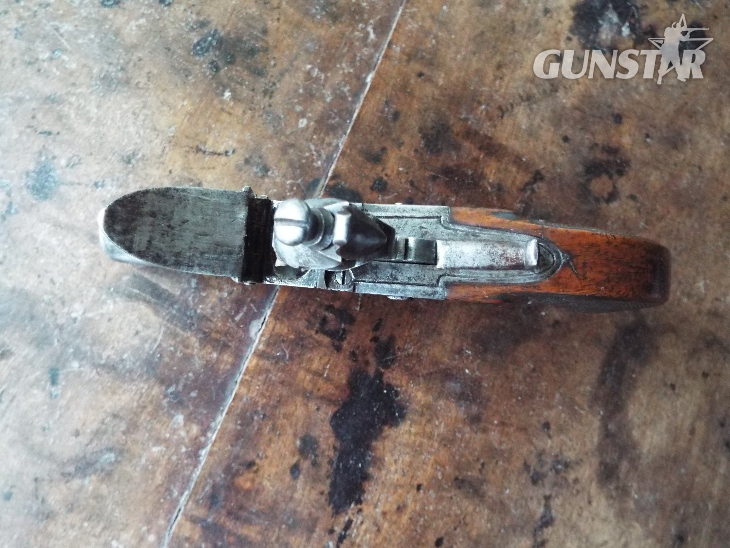  French Boxlock Pocket Pistol .42 Cal Muzzleloader Muzzleloader