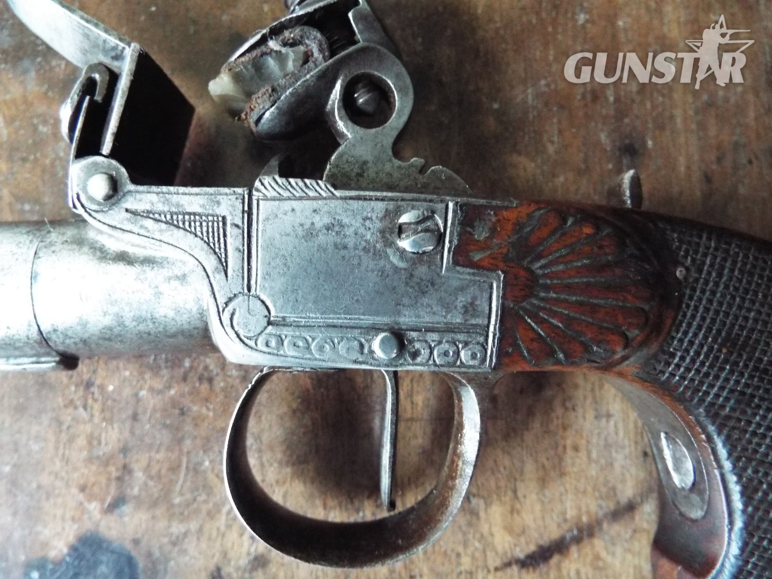 {CATEGORY} - French Boxlock Pocket Pistol .42 Cal Muzzleloader Muzzleloader