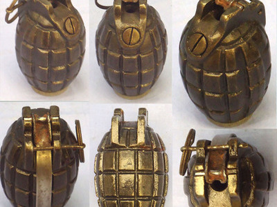 INERT DEACTIVATED. WW1, 1915 Dated, Mills No 5 MK 1, Hand Grenade By H, & T. Vaughan, Willenhall. - O 1913 INERT DEACTIVATED. WW1, 1915 Dated, Mills No 5 MK 1, Hand Grenade By H, & T. Vaughan, Willenhall. - O 1913  Other