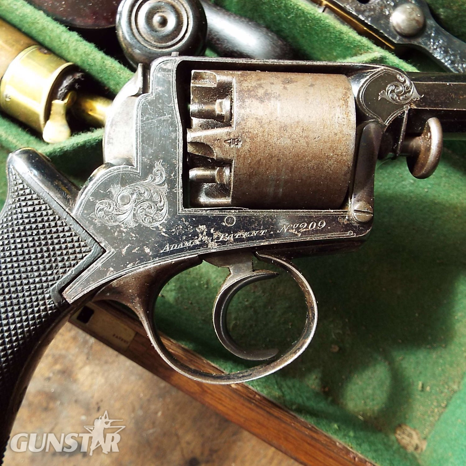 {CATEGORY} - Adams & Deane Cased dragoon revolver .54 Cal Muzzleloader Muzzleloader