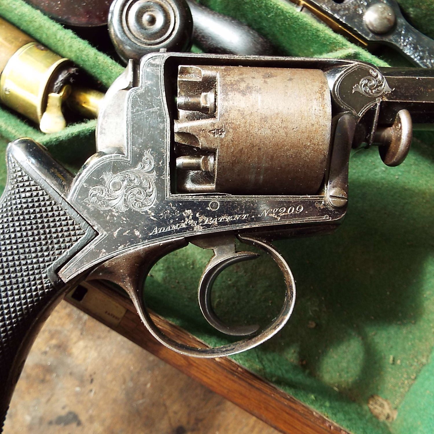 {CATEGORY} - Adams & Deane Cased dragoon revolver .54 Cal Muzzleloader Muzzleloader