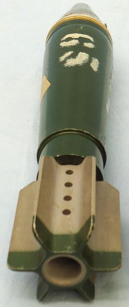  INERT DEACTIVATED. Unfired Mint British 51MM L1-A1 High Explosive (HE) Mortar INERT DEACTIVATED. Unfired Mint British 51MM L1-A1 High Explosive (HE) Mortar  Other Ammunition