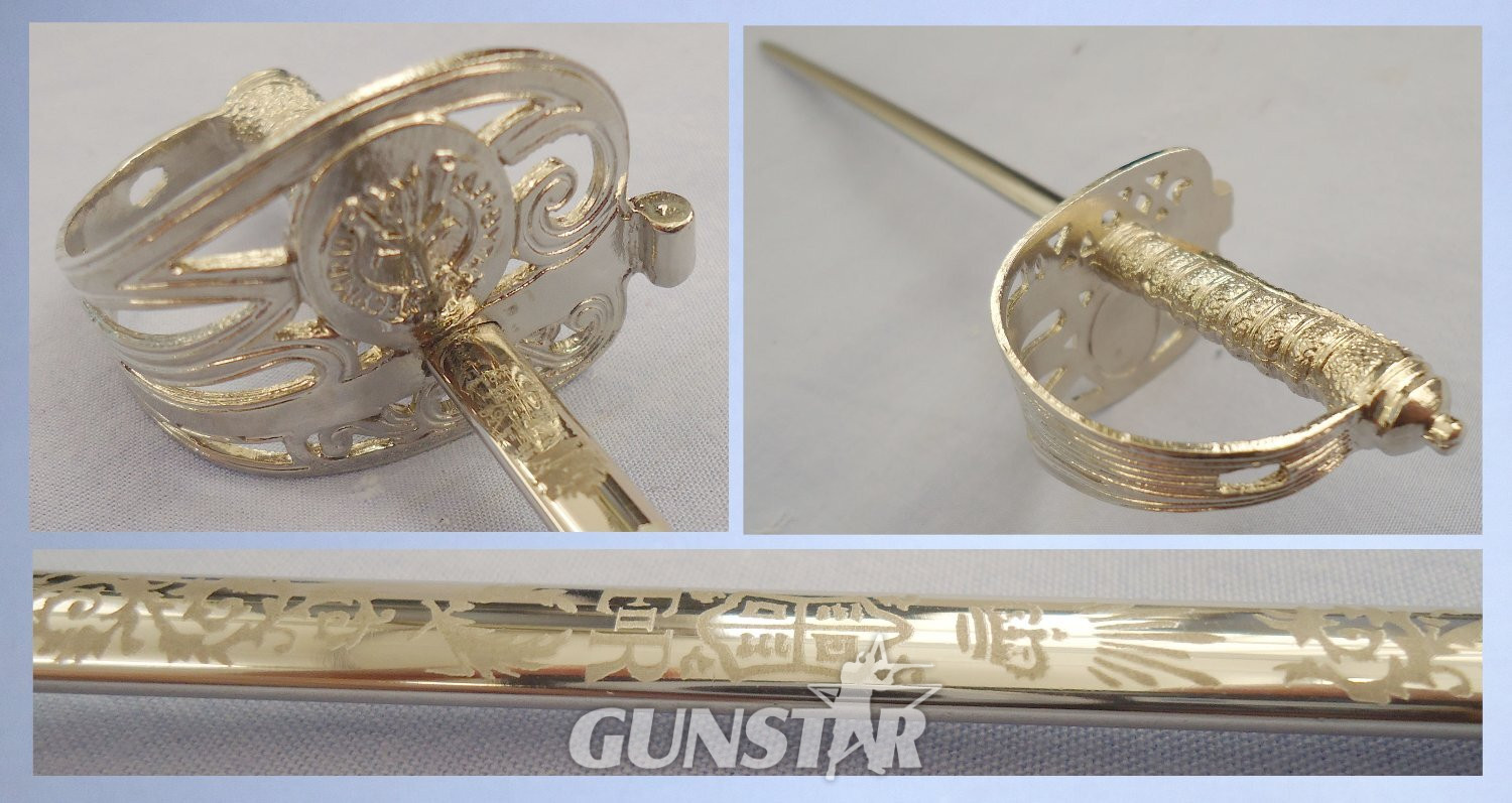  Mint Boxed* Miniature Royal Artillery Sword by Manufacturer Wilkinson Sword. MISC 817. Sword
