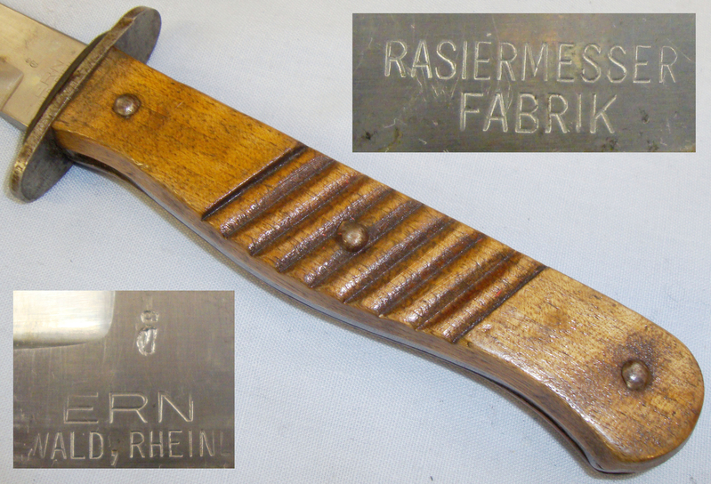 WW1 German ‘ERN Nahkampfmesser’ Trench Dagger. ED 447. Dagger