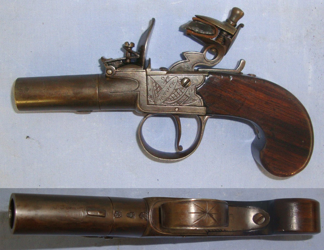  H. Nock With Safety Bolt & Screw Off Barrel. A 1125  .54 Cal Muzzleloader Muzzleloader