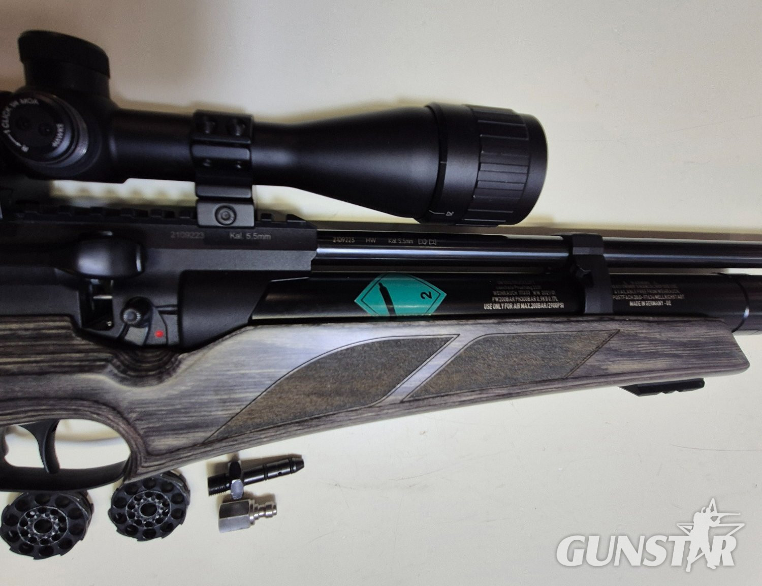 Weihrauch pcp HW110 Laminate .22 
