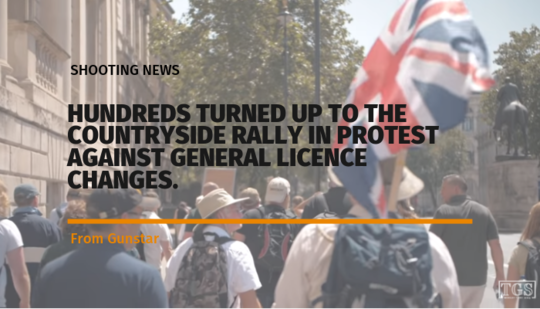 Hundreds turned up to The Countryside Rally in protest against licence changes